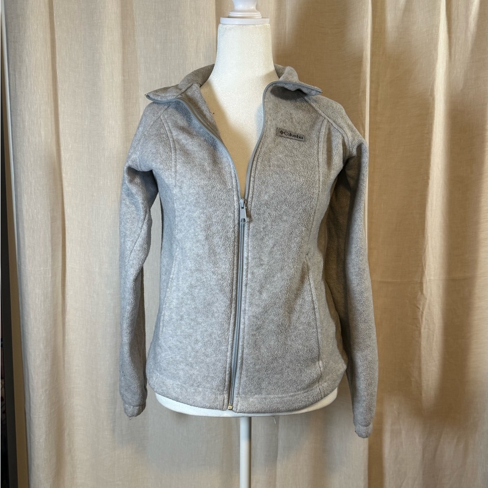 Columbia Light Gray Sherpa Jacket